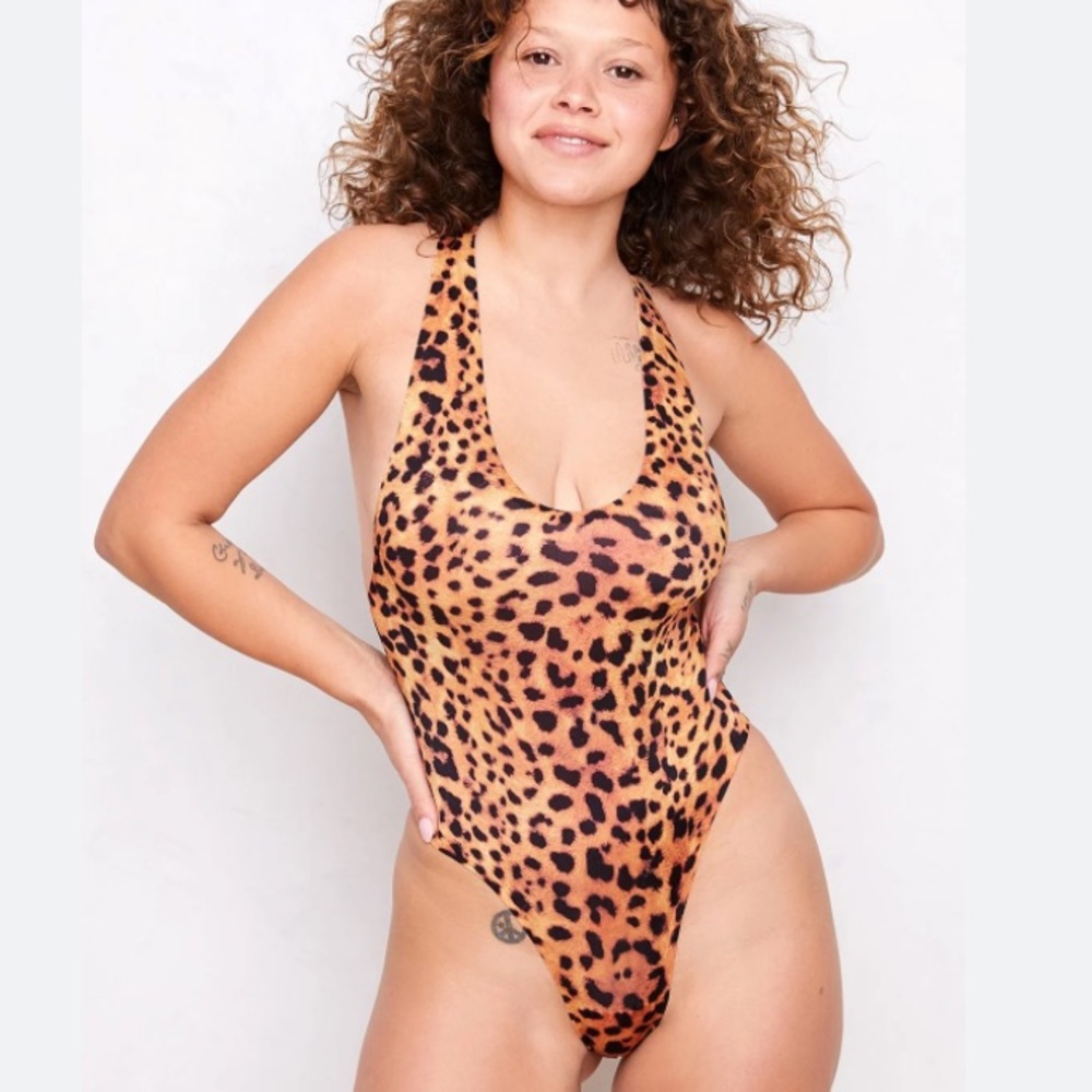 We Are HAH Leopard Bodysuit